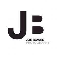 joe bowes photography logo with the letter jb in black on a white background