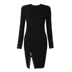 The incredible quality Bodycon Dress is suitable for party. cocktail. clubbing. date night. wedding. night out. evening. birthday. dinner. celebrity and so on as you like. If you're wearing this you know you are winning at party!Our Style No.HL8016ViscoseMade in China Formal Winter Bodycon Dress, Elegant Winter Bodycon Dress For Party, Winter Evening Sheath Bodycon Dress, Winter Formal Fitted Bodycon Dress, Elegant Winter Bodycon Dress For Date Night, Elegant Long Sleeve Bandage Dress For Party, Winter Party Bodycon Dress, Fitted Midi Dress For Winter Party, Elegant Club Bodycon Mini Dress