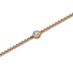 This 18K Gold Bezel Diamond Bracelet isn't just about the bling - it's also about the meaning! Show your loved one you care with a perfect gift made with their April birthstone. Every diamond sparkles like their eyes when they open it! Item Information Metal: 18k Gold Chain Length: 7" Diamond Information Total Carat Weight: 0.11 Rose Gold Bezel-set Bracelet, Rose Gold Diamond Bracelet With Bezel Setting As Gift, Timeless Gold Bracelet With Bezel Setting As Gift, Diamond Bracelet With Birthstone, Round Diamond Bracelet With Birthstone, Diamond Bracelet With Smooth Bezel As A Gift, Diamond Bracelet With Smooth Bezel For Gift, Timeless Diamond Bracelet With Bezel Setting For Gift, Diamond Birthstone Bracelet