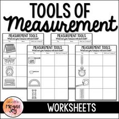 tools of measurement worksheet for the classroom