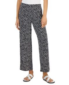 Create endless outfits with Alfani's printed pants that bring polished style to any look. Approx. inseam: 27-1/2" Rise: approx. 9-1/4"; straight fit through hips and thighs; straight leg Designed to fit and flatter 5'4" and under frame Pull-on style with elastic waistband Polyester/spandex Machine washable Imported Web ID: 13206112 Casual Printed Straight Leg Bottoms, Straight Leg Printed Pants For Summer, Trendy Printed Relaxed Fit Pants, Trendy Relaxed Fit Printed Pants, Relaxed Fit Straight Printed Pants, Trendy Printed Pants With Relaxed Fit, Chic Relaxed Fit Printed Bottoms, Summer Printed Straight Leg Bottoms, Summer Straight Leg Printed Bottoms