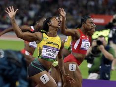 the women are competing in an olympic event