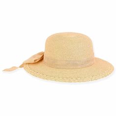 Straw beach hat for ladies with smaller head sizes. Wide brim for excellent sun protection. 3". Linen scarf with long bow. Small size, fits up to 54.5 cm, 21 3/8". Inner drawstring to fit extra small head size. UPF 50+ sun protection hat. 100% paperbraid Sunny Dayz® hats are especially made for girls and women with small head sizes. Petite size hat collection Spring Boater Hat With Curved Brim And Bow, Adjustable Bow Boater Hat For Kentucky Derby, Spring Boater Hat With Bow And Curved Brim, Spring Straw Hat With Bow And Short Brim, Adjustable Boater Hat With Bow For Kentucky Derby, Spring Curved Brim Boater Hat With Bow, Spring Sun Hat With Curved Brim And Bow, Brimmed Sun Hat For Garden Party Vacation, Summer Sun Hat With Bow For Garden Party