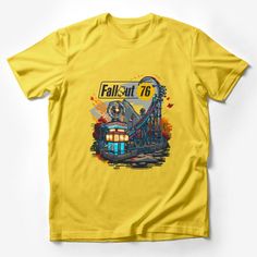 Amusement Park Graphic Tee, Roller Coaster Print, Fall Theme Casual Shirt, Unisex T-Shirt for Theme Park Enthusiasts Male T-Shirt Custom graphic T-Shirt.Customize your color Typography Shirts, Printed Coasters, Fashion Themes, Fall Theme, Adventure Shirt, Casual Summer Shirts, Art Shirts, Pride Shirts, Male T Shirt