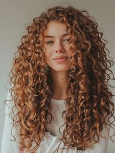 30 Fall Curly Hairstyles Ideas for a Breathtaking Look Fall Hair Colors Curly Hair, Fall Hair Curly, Hair Color For Curly Hair, Waterfall Curls, Long Natural Curls, Cascading Waterfall, Haircuts For Curly Hair, Curly Hair Inspiration, Curly Hair With Bangs