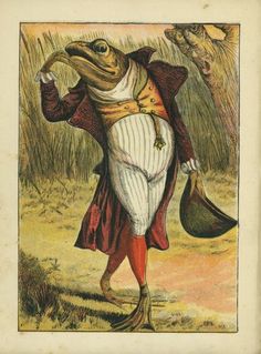 an illustration of a frog dressed as a baseball player holding a hat and glove in his right hand