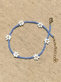 🌊 Handmade in Marina Del Rey, Southern California "Summer Daisies" Beaded Anklet is perfect for layering with other anklets, on the sandy beach, staycation at home or great to wear with any outfit. Each piece is unique as it is handmade and inspired daily. No two are alike. 🌊 Very Lightweight and comfortable 🌊 Premium quality Glass Seed Beads in size 11/0 (approx 2mm) and 13/0  (approx. 1.8mm) 🌊 Durable nylon thread or Durable monofilament cord 🌊 24kt gold plated lobster clasp  🌊 1.5" 24kt Seed Bead Shoe Anklet, Beach Anklets Diy, Adjustable Beaded Chain Anklets For Summer, Casual Beaded Chain Bracelets For Summer, Flower Shaped Summer Beach Anklets, Summer Beach Flower Anklets, Flower-shaped Summer Beach Anklets, Spring Casual Beaded Anklets, Spring Beach Bracelets With Tiny Beads