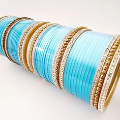 Bonnie Bridal Bangle Set Indian Bangles , South Asian Bangles , Pakistani Bangles , Desi Bangles , Punjabi Bangles , Tamil Bangles , Indian Jewelry Handmade Bangle For Wedding And Diwali, Bohemian Round Cuff Bracelet For Weddings, Blue Wedding Jewelry With Intricate Design, Blue Cutdana Jewelry For Diwali, Traditional Turquoise Bracelets For Wedding, Festive Bohemian Wedding Cuff Bracelet, Blue Bangle Bracelet For Wedding, Blue Bangle Bracelets For Wedding, Adjustable Wedding Jewelry With Zari Work