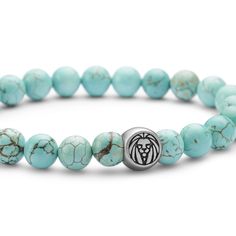 * Natural turquoise stone 
 * Designed in Denmark 
 * One size fits most Casual Turquoise Beaded Bracelet, Casual Turquoise Stretch Bracelet With 8mm Beads, Casual Turquoise Jewelry For Healing, Casual Turquoise Jewelry With Gemstone Beads, Casual Hand-strung Turquoise Stretch Bracelet, Casual Turquoise Hand-strung Stretch Bracelet, Casual Turquoise Beaded Jewelry, Casual Turquoise Stretch Bracelet, Casual Turquoise Stretch Bracelet With Natural Stones