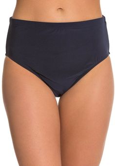 Magicsuit by Miraclesuit Jersey Classic Brief Bikini Bottom 8125268 Workout Swimwear With 4-way Stretch, Blue Smoothing Swimwear For Beachwear, Blue Smoothing Beachwear Swimwear, Sporty 4-way Stretch Seamless Swimwear, Sporty Seamless 4-way Stretch Swimwear, Fitted Navy Swimwear For Swimming, Navy Swimwear For Swimming, Navy Fitted Swimwear For Swimming, Nylon Smoothing Swimwear