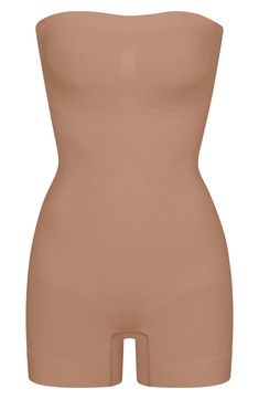 Strategic stitching supports your bust in this shortie bodysuit that nips in your waist and core while smoothing your thighs comfortably. Adjustable, convertible straps can be worn straight, halter, crosswise or not at all. Removable, adjustable straps 82% nylon, 18% spandex Machine wash, tumble dry Made in Turkey Seamless Shapewear, Shaper Bodysuit, Strapless Shapewear, Knitwear Inspiration, Long Slip Dress, Long Slip, Triangle Bralette, Loungewear Set, Dolly Parton