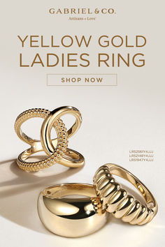 Elevate your style with the timeless charm of our Yellow Gold Ladies Ring. Crafted with exquisite artistry and attention to detail, this ring is a symbol of elegance and sophistication. Ring Designs Gold, Ring Styles, Ladies Ring, Elegance Style, Bold Style, Pretty Rings, Color Stone, Shop Womens, Bold Fashion