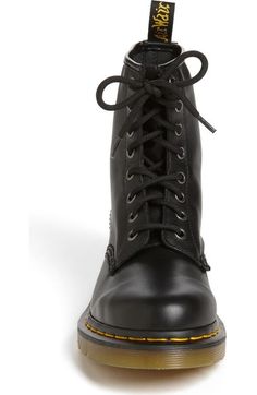 Product Image, click to zoom Doc Martens, Dr. Martens Boots, Lace Up Boots, Combat Boots, Womens Boots, Leather Upper, Stuff To Buy, Nordstrom, Lace Up