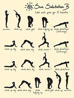 an image of yoga poses for beginners to learn the art of standing up and stretching