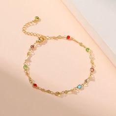 Material: Alloy. Natural StoneLength: 22 cm - 28 cmStyle: Bohemian Colorful Bohemian, Bohemian Bracelet, Bohemian Colors, Bohemian Bracelets, Bracelet, Color