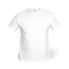 a white t - shirt on a white background