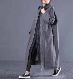 Long Women Casual Hooded Parka Plus Size Coat Jacket ,Custom make service available! Please feel free to contact us if you want custom made for this coat.Materials: cotton blendedMeasurement: One size fits all . length 115cmbust 138cm shoulder and Sleeve length 67cm Most of our dresses are made of cotton linen fabric, soft and breathy. loose dresses to make you comfortable all the time.Flattering cut. Makes you look slimmer and matches easily.Payment:We accept payment by paypal and credit card. Long Cotton Parka With Pockets, Cotton Long Coat Parka With Pockets, Oversized Cotton Parka Long Coat, Oversized Cotton Parka For Work, Oversized Cotton Parka For Fall, Casual Cotton Long Parka, Long Cotton Outerwear With Pockets, Cotton Long Coat Parka For Spring, Oversized Long Cotton Outerwear