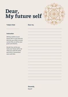 Daily Manifestation Journal Self-care Journal Self-care - Etsy Manifestation Journal Pages, How To Write A Journal, Journal Templates Layout, Affirmation Journal Ideas, Future Self Journaling, Journaling Worksheets, Self Care Journal Ideas, Manifestation Journal Template, Vision Board Journaling