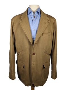 Here is a fantastic coat from luxury Italian brand Fay which is a subsidiary of the Tod's (shoes) Group. This overcoat is made of a soft heavy cotton twill and in our opinion is best worn casually with sport shirts, turtlenecks, sweaters and paired with jeans, cords or wool flannels. FROM THEIR WEBSITE; The brand’s history dates back to the early 1980s in the US, when Diego and Andrea Della Valle discovered the work jackets worn by the Maine fire department. Realising their potential, they took Classic Unstructured Sport Coat With Buttons, Unstructured Classic Sport Coat, Classic Cotton Tweed Jacket With Notch Lapel, Classic Tailored Cotton Tweed Jacket, Classic Khaki Cotton Sport Coat, Classic Solid Blazer With Patch Pockets, Cotton Sport Coat With Single Button And Flat Front, Single Button Cotton Sport Coat, Single Button Cotton Sport Coat With Flat Front