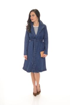 Aina Denim Trench :: SALE :: The Blue Door Boutique Blue Door, Boutique Clothing, Cute Dresses, Dresses For Work, Customer Service, Shirt Dress, Boutique, Dresses, Blue