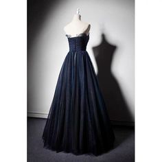 This Navy Blue Gauze Sequins Ball Gown is the perfect choice for any special occasion. This stunning formal dress is made from a lightweight and airy gauze fabric, adorned with shimmering sequins throughout. The top features a classic scoop neckline, with a fitted bodice and cap sleeves. The full skirt is gathered and drapes gracefully down to the floor. The back of the dress is finished with a zipper closure and a dramatic train. The dress is also available in plus sizes, providing the perfect Navy Blue Evening Dress, Prom Dress Navy Blue, Prom Dress Navy, Sequin Ball Gown, Blue Evening Dress, Wedding Cardigan, Navy Blue Prom Dresses, Blue Evening Dresses, Dress Navy Blue