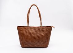 Light Brown Leather Shoulder Bag - Large Woven Tote Bag Classic Tote Shoulder Bag With Braided Handles, Classic Shoulder Bag With Braided Handles For Everyday, Casual Brown Hobo Bag With Leather Handles, Casual Brown Shoulder Bag For Everyday, Light Brown Shoulder Bag With Braided Handles For Everyday, Light Brown Shoulder Bag With Braided Handles, Casual Brown Shoulder Bag With Leather Handles, Classic Natural Shoulder Bag For Shopping, Brown Rectangular Shoulder Bag With Leather Handles