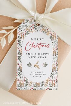 Nordic Christmas Gift Tag New Years Tags, Christmas Gift Tag Ideas, Christmas Cards Printable, Christmas Tag Templates, Christmas Present Tags, Xmas Gift Tags, Holiday Labels, Christmas Tags Printable, Scandi Christmas