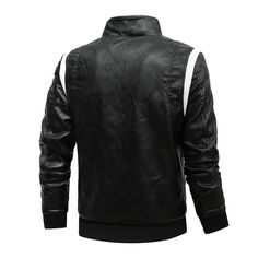 Encounter our Biker Racing Jacket with Detachable Hood Warm Jacket: If you love leather jackets, you’re especially going to love this motorcycle jacket! It’s Attitude. Style, funkiness, uniqueness. Awaken your independence with this symbol of rugged modernity. Made of premium crafted leather (PU) to give you a genuinely high-quality leather jacket. Our expert coating enables our products to be waterproof, scratch-resistant, and abrasion-proof. Specifications: Sleeve Length: Full Material: PU Lin Leather Jacket Rock, Rock Style Clothing, Motorcycle Jacket Mens, Pu Jacket, Stand Collar Jackets, Pu Leather Jacket, Men's Leather Jacket, Racing Jacket, Motorcycle Outfit