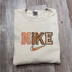 Abstract Nike embroidered crewneck sweatshirt  customizable  Cute nike outfits  Nike outfits  Cute sweatshirts  Embroidered Sweatshirts Ideas  Embroidered Crewneck Ideas  Embroidered Inspiration Ideas  Embroidered Clothes Ideas Easy 30 day return policy Sweatshirts & Hoodies, Nike Crewnecks For Women, Best Cheap Online Clothing Stores, Sweatshirts Outfits Women, Nike Crew Neck Sweatshirt, Preppy Sweat Shirts, Vinyl Crewneck Sweatshirt, Aesthetic Sweatshirts & Hoodies, University Hoodie Design