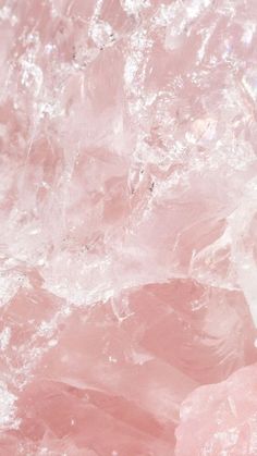 the texture of ice is pink and white