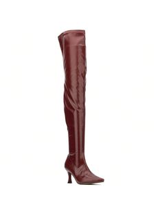 These sexy over-the-knee boots can upgrade anything you need to style! Perfect to pair with your other favorites these Knee-high Boots bring season-less style that can take you anywhere. Riding Boot. Faux leather. Pull-on design. Kitten heel. Made of synthetic materials. Wipe clean with cloth. Imported•Upper: 100% Faux Leather•Outsole: 100% Rubber•Lining: 95% Faux Suede, 5% Faux Leather•Heel Height: 3.8"•Shaft Height: 25"•Shaft Circumference: 10.8"Women's Celia Tall Boot Red         Women Shoes, Womens Red Shoes, Faux Leather Heels, Tall Boot, Riding Boot, Boots Women Fashion, Synthetic Materials, Womens Knee High Boots, Kitten Heel, Tall Boots