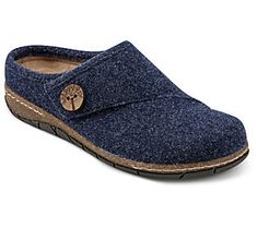 Offering supreme comfort with an easy-going vibe, these slip-on clogs pair perfectly with all your laid-back looks. From Earth Brands Footwear. Comfortable Slip-resistant Clogs, Comfortable Non-slip Slip-on Clogs, Comfortable Blue Slip-resistant Clogs, Comfortable Slip-on Clogs With Protective Feet, Durable Synthetic Slip-on Clogs, Earth Shoes, Crafts From Recycled Materials, Mule Clogs, Leather Slip Ons