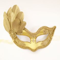 Gold Costume Masks For Halloween, Gold Mardi Gras Mask Costume Accessories, Gold Venetian Masquerade Mask For Halloween, Venetian Gold Masquerade Mask For Halloween, Gold Masks For Halloween Costume Party, Gold Venetian Mask For Halloween, Gold Carnival Masquerade Eye Mask, Gold Eye Mask For Costume Party, Mardi Gras Costume Accessories In Gold