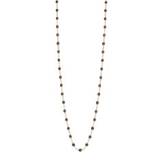 Gigi Clozeau - Classic Gigi Quartz Sautoir, Rose Gold, 23.6 Luxury Rose Gold Chain Necklace, Classic Rose Gold Necklaces For Evening, Classic Rose Gold Necklace For Evening, Elegant Long Gemstone Chain Necklace, Elegant Rose Gold Single Strand Necklace, Luxury Single Strand Chain Necklace, Luxury Faceted Rose Gold Jewelry, Elegant Rose Gold Jewelry With Satellite Chain, Luxury Rose Gold Faceted Jewelry