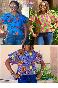 Our new unique Ankara top is made from African fabric 100% cotton. Wear this fun short Ankara top over pants, skirts, shorts, or jeans. Our items will be specially handmade to order in our studio upon ordering.  We are happy to answer questions regarding measurements. Maximum Length: Approximately 22" To shop our longer-length tops click below: https://www.etsy.com/shop/VeesFabDesigns?ref=seller-platform-mcnav&section_id=27870128 Please view the inserted pics for your selections. To purchase, place the item in your cart, and include at least your bust and hip measurements.   For reference, the model is 5'7" and wears a Medium, for a fuller fit you may go up a size. 🛑 Please note some slight color variations due to differences in computer monitors. Measurements Guide: See inserted pictures Stretch Cotton Printed Tops, Printed Short Sleeve Crop Top, Stretch Cotton Tops With Floral Print, Stretch Cotton Floral Print Tops, Multicolor Printed Cotton Tops, Stretch Cotton Blouse With Floral Print, Cotton Stretch Floral Print Blouse, Printed Cotton Short Sleeve Blouse, Printed Cotton Tops For Vacation