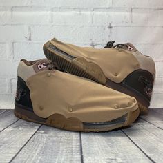 Nike Travis Scott Cactus Jack Air Trainer Brown Shoes DR7515-200 Men’s Size 11.5. Condition is New with Box. Shipped with USPS Priority Mail. BRAND NEW, 100% Authentic. These are some awesome shoes. You will ABSOLUTELY LOVE these shoes! Slip-resistant Brown Boots For Streetwear, Brown Slip-resistant Low-top Boots, Nike Cushioned Walking Shoes, Nike Walking Shoes With Cushioned Footbed And Round Toe, Nike Walking Shoes With Cushioned Footbed, Nike Walking Shoes With Rubber Sole And Round Toe, Nike Outdoor Walking Shoes With Round Toe, Nike Walking Shoes With Round Toe For Outdoor, Functional Nike Walking Shoes With Round Toe