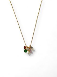 The Bonnie Necklace is a striking piece, featuring a delicate ball chain with a mix of 5 charms. The red heart represents love and passion, while the green square signifies harmony and balance. Two freshwater pearls add a touch of sophistication, while the light pink sphere brings a pop of color. Elevate any outfit with this elegant and exclusive necklace.  Hypoallergenic Anti-tarnish Waterproof Every piece is delicate.  Please store your new Jewelry in their  box or pouch while not in use and a Coastal Granddaughter, Green Square, June Birthstone Jewelry, Gold Charms, Pearls Necklace, Waterproof Jewelry, Jewelry Ring Box, Pearl Jewellery Earrings, Men's Jewelry Rings