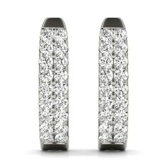 These Shiloh Earrings add a touch of sparkle to any outfit. With 1/4cwt of lab grown diamonds, these huggie hoop earrings feature 2 rows of diamonds and secure lever-back closures. Elevate your look with these playful yet elegant earrings. (Seriously, they're lab grown. How cool is that?) SKU: 1O2933 Diamond White Halo Design Small Hoop Earrings, Diamond White Small Hoop Earrings With Halo Design, White Diamond Huggie Earrings With Pave Setting, Formal Diamond Huggie Earrings With Halo Design, Formal Huggie Diamond Earrings With Halo Design, White Diamond Huggie Earrings With Accents, White Brilliant Cut Cubic Zirconia Huggie Earrings, Small Hoop Earrings In Diamond White With Pave Setting, White Huggie Earrings With Pave Setting For Anniversary