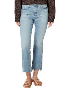 Women's AG Jeans Farrah High Rise Crop Boot Jean in Eclipsed | Zappos.com Fall Cropped Straight Leg Jeans With Frayed Hem, Straight Leg Cropped Jeans With Frayed Hem For Fall, Chic Cropped Flare Jeans With Frayed Hem, Cropped Light Wash Flare Jeans For Fall, Trendy Relaxed Fit Cropped Jeans, Chic Cropped Jeans With Frayed Hem For Fall, Fall Straight Leg Cropped Jeans With Frayed Hem, Trendy Cropped Bottoms With Five Pockets, Flare Cropped Jeans In Medium Wash For Fall