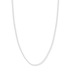 Textured, attractive and versatile, this 14K white gold rope chain is an ideal addition to your jewelry wardrobe. Adjustable up to 22 inches in length, the chain is approximately 1.05mm in width and secures with a lobster clasp. Elegant White Rope Chain Necklace, Classic White Cable Chain Necklace, White Box Chain Link Necklace, Classic White Box Chain Necklace, Jewelry Wardrobe, Gold Rope Chains, Accessories Jewelry Necklace, Rope Chain, White Metal