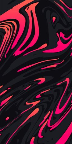 an abstract background with pink and black swirls