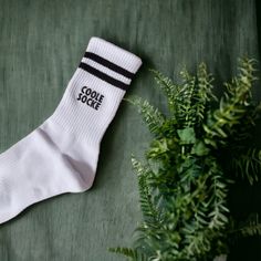 Please note that if you want to embroider an icon, it should not have small details. If you would like to have more text, please choose this listing: https://www.etsy.com/listing/1589699169/custom-embroidered-socks-custom-gift-for?click_key=47630ba136757898af39c400c22f57da3de646e1%3A1589699169&click_sum=abd8f886&ref=shop_home_active_34&crt=1 High quality custom embroidery socks! Composition: 85% combed cotton, 10% polyamide fiber, 5% elastane. These socks are made from combed cotton for a comfor Personalized White Socks Gift, White Socks For Winter Gifts, White Winter Socks As Gift, White Winter Gift Socks, White Cotton Socks For Gifts, White Cotton Socks As A Gift, White Cotton Socks As Gift, Customizable White Socks As Gift, Customizable White Socks For Gifts