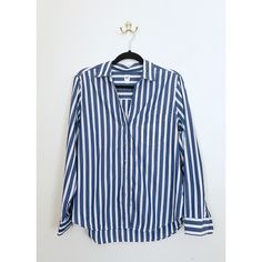 Gap Classic Button Up Shirt With Medium Blue And White Stripes, Size Large. Simple And Flattering. 100% Cotton, Never Worn. Chest Measures 22” Flat, Shoulder To Front Hem Is 26.5”. Feel Free To Ask Any Questions! Gap Cotton Shirt With Button Cuffs, Gap Summer Tops With Spread Collar, Gap Tops With Button Closure, Gap Cotton Button-up Tops, Gap Work Shirt With Button Cuffs, Classic Everyday Gap Shirt, Gap Relaxed Fit Top With Button Closure, Gap Shirt With Button Cuffs For Workwear, Gap Tops With Button Closure And Relaxed Fit