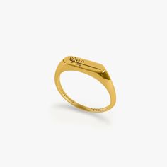 Personalized Birth Flower Ring | 14K Solid Gold - Mionza Jewelry-birth flower jewelry, Birth Flower Ring, birth month flower, custom flower ring, engraved ring, floral ring, floral signet ring, flower ring, gold personalized ring, gold signet ring, minimalist ring, personalized ring Dangle Cross Earrings, Engraved Ring, Gold Cross Necklace, Gold Engraving, Birth Month Flowers, Gold Baby, Cross Bracelet, Cross Earrings, Birth Flower