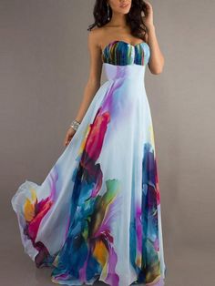 Buy More! Save More!




Pattern

Floral



Occasion

Daily/Beach



Material

Chiffon



Style

Maxi Dress



Color

Same As Picture



Size

S,M,L,XL




 




(Units/Centimiters)


Size
Bust
Waist
Length


S
86
70
124


M
90
74
125


L
94
78
126


XL
98
82
127 Flowy Summer Chiffon Dress For Prom, Flowy Chiffon Dress For Summer Prom, Flowy Chiffon Summer Prom Dress, Summer Chiffon Flowy Dress For Prom, Summer Chiffon Dress With Sweetheart Neckline, Summer Strapless Chiffon Prom Dress, Summer Chiffon Strapless Dress For Prom, Fitted Chiffon Beach Dress, Chiffon Strapless Dress For Prom And Summer