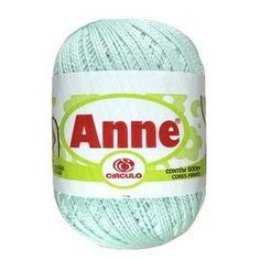 a ball of yarn with the name anne on it