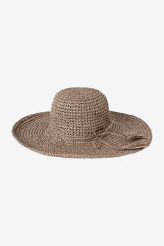 O'Neill Women's sun hat 4 3/4" Brim x 4" Crown Braided straw, tie around brim Wire woven into brim edge 100% Straw Chic Natural, Crown Braid, Sun Hats For Women, Wire Weaving, Sun Hat, Sun Hats, Hats For Women, Women's Accessories, Accessories Hats