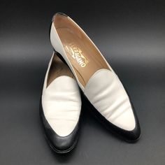 These Snazzy Slippers Will Add Pizazz To Any Outfit, Tuxedo Or Jean! They Are Size 8 And A 2a Width. Smoke Free And Pet Friendly Home. Made In Italy. White Loafers, Salvatore Ferragamo Shoes, Ferragamo Shoes, Salvatore Ferragamo, Flat Shoes Women, Loafer Flats, Pet Friendly, Shoes Flats, Slippers