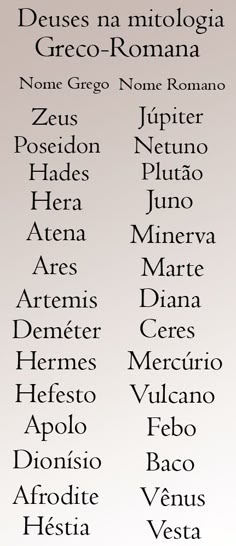 an image of the names of different types of people in latin writing on a white background