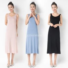 Top Seller for Women Long Cami Slip Dress Maxi Dress Sleepwear Full Slip Night Dress Chemise, Fashion Womens Dresses Casual Stretch Night Dresses, Casual Stretch Dresses For Night, Casual V-neck Slip Dress For Sleep, Casual Summer Nightgown, Summer Sleep Maxi Dress, Casual Stretch Camisole Slip Dress, Spring Stretch Dresses For Night, Casual Fitted V-neck Nightgown, Spring Night Stretch Dress